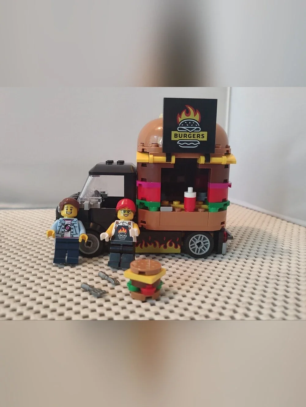 Lego City 60404 Burger Truck Gently Used Building Toy Set
